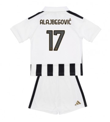 Juventus Kerim Alajbegovic #17 Hjemmebanetrøje Børn 2026-27 Kortærmet (+ Korte bukser)